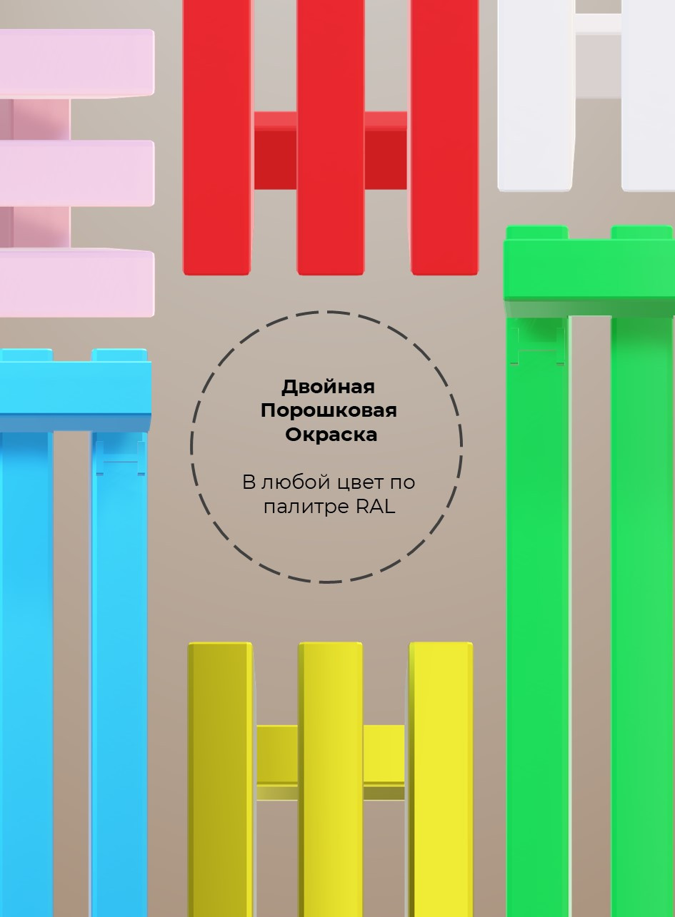 Радиатор GRAY горизонтальный