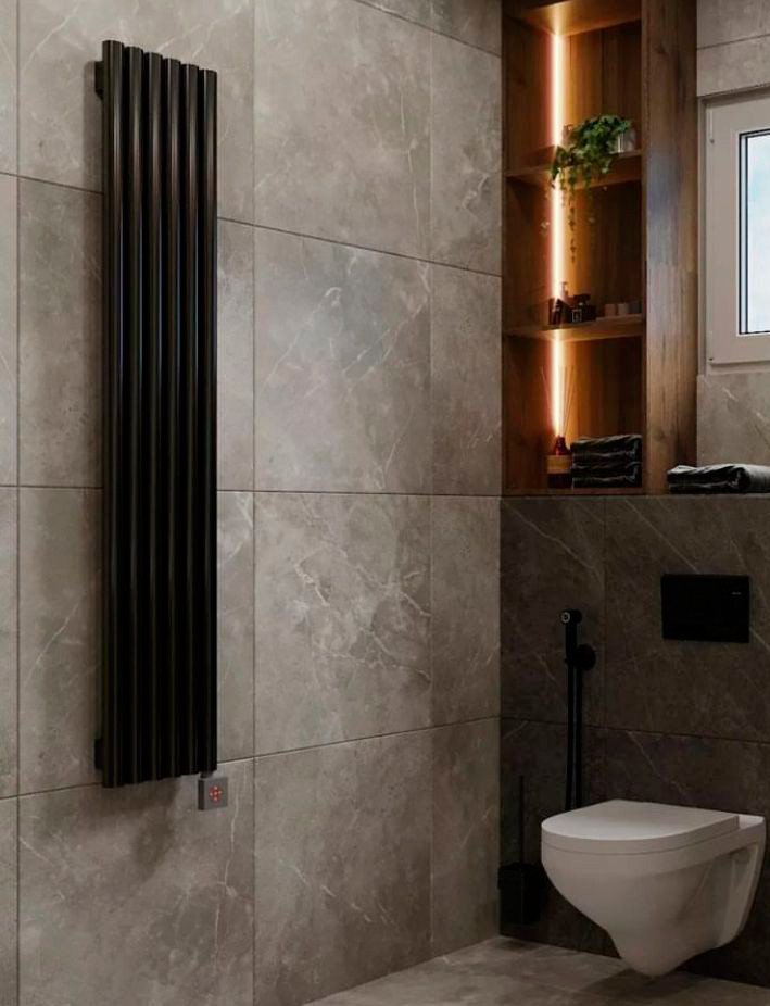 Радиатор ROUND-E вертикальный электрический