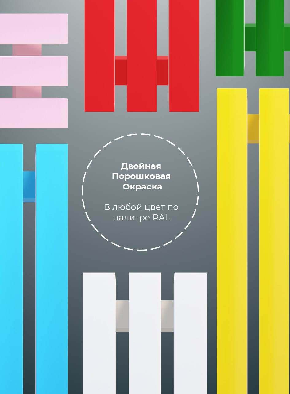 Радиатор CUBE вертикальный