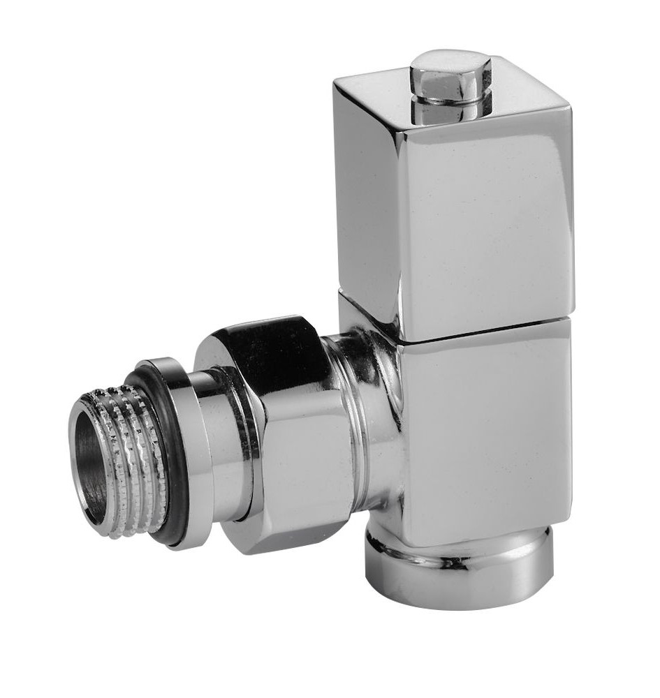 Вентиль для радиаторов угловой 1/2 - CUBE